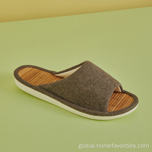 Mens Linen Slippers Home Couple Indoor Japanese Cotton Slippers Factory